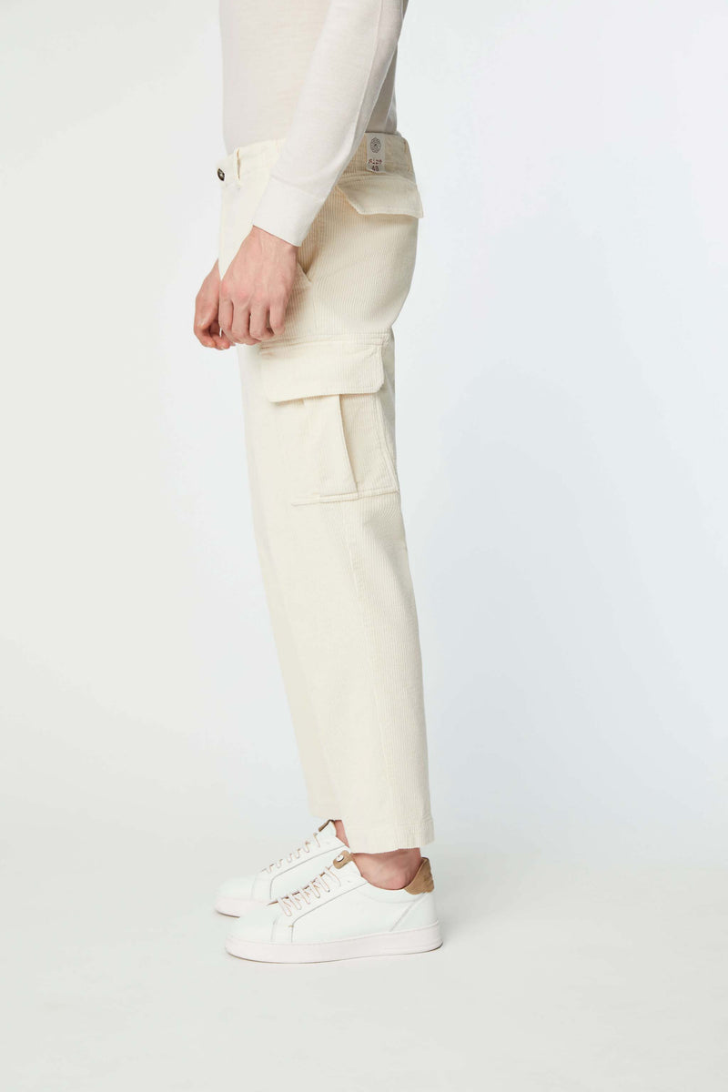Lubiam Pantalone CARGO bianco avorio Pantalone CARGO bianco avorio Economico