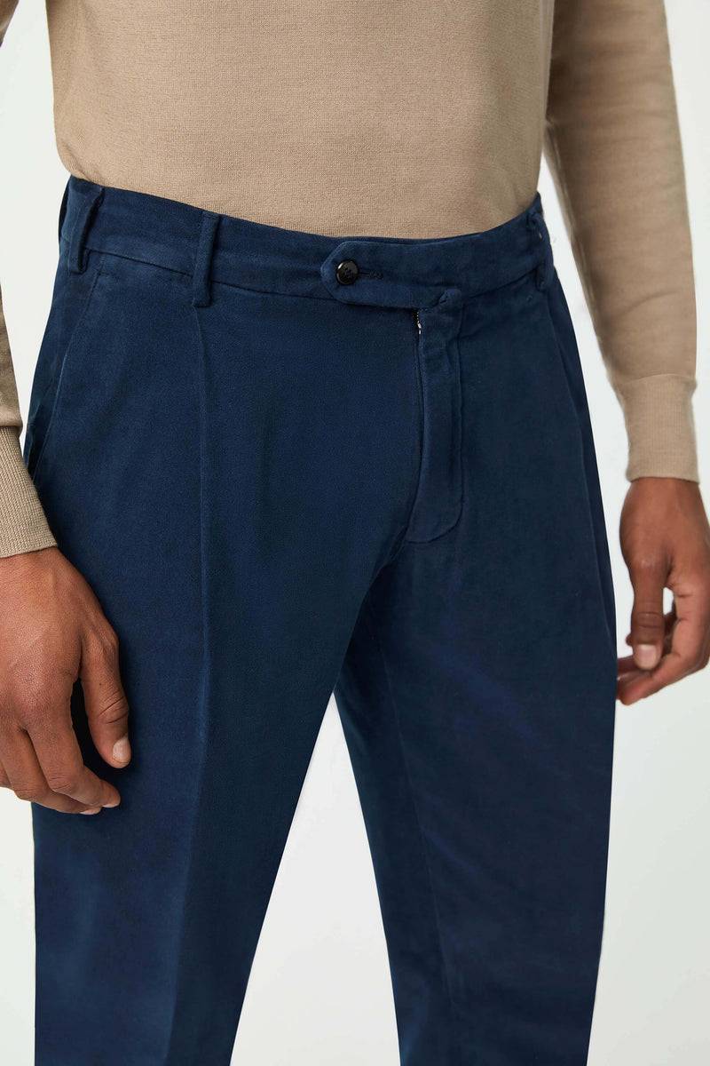 Lubiam Pantalone MUDDY tinto capo blu Pantalone MUDDY tinto capo blu In Vendita