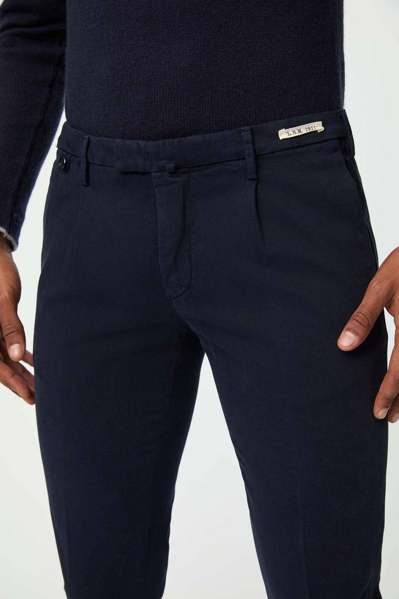 Lubiam Pantalone OZZY tinto capo blu Pantalone OZZY tinto capo blu Hotsell