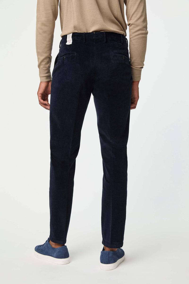 Lubiam Pantalone ELTON tinto capo blu notte Pantalone ELTON tinto capo blu notte Moda