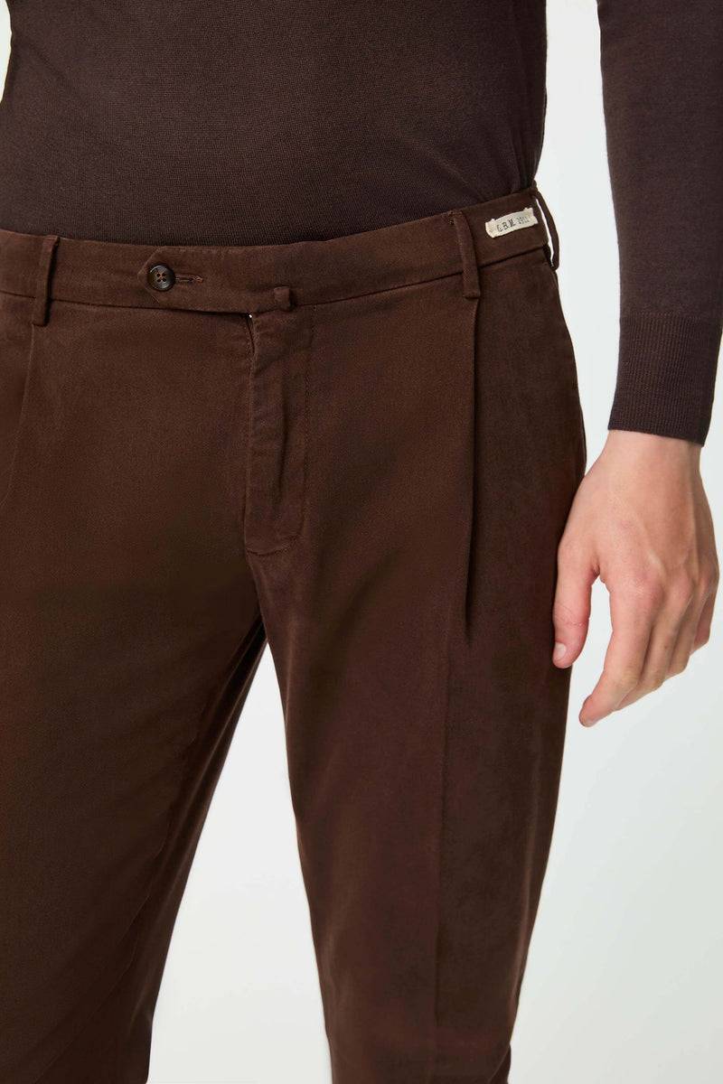 Lubiam Pantalone MUDDY tinto capo marrone Pantalone MUDDY tinto capo marrone In Linea