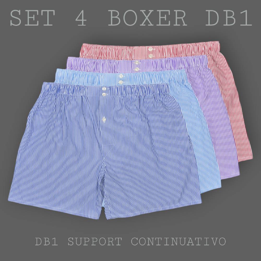 Roberto Ricetti SET "STRIPE" - BOXER SUPPORT DB1 - SIZE 56 Qualità
