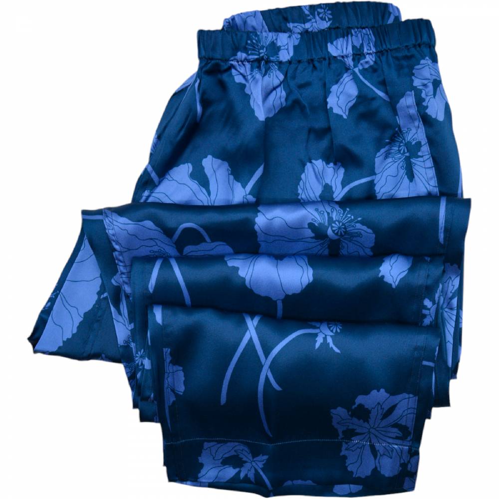 Roberto Ricetti PIGIAMA DONNA AMEDO - FIORI BLU Rilascio limitato