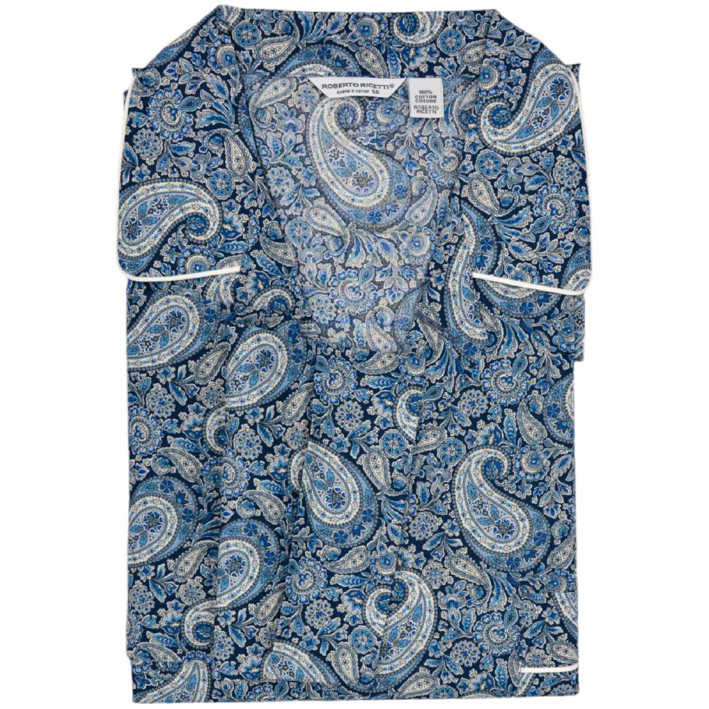 Roberto Ricetti PIGIAMA AME LUNGO - LIBERTY PAISLEY Negozio