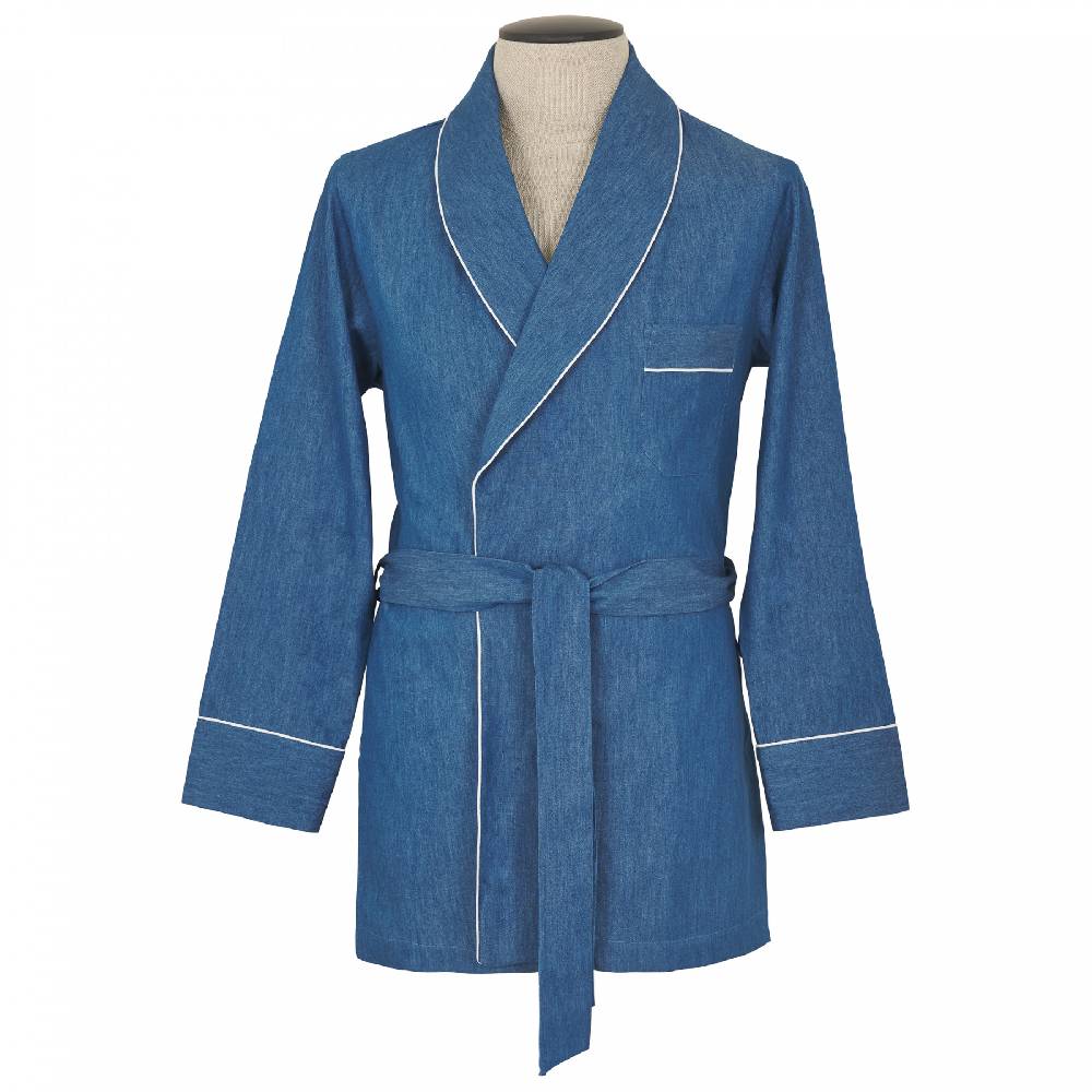 Roberto Ricetti GIACCA DA CAMERA - CHAMBRAY INDACO Fino Al -60%