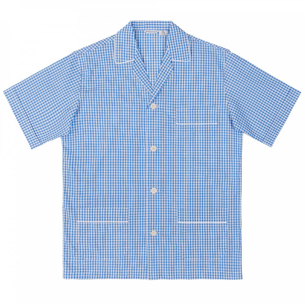 Roberto Ricetti PIGIAMA AME CORTO - QUADRETTO AZZURRO Shopping Online