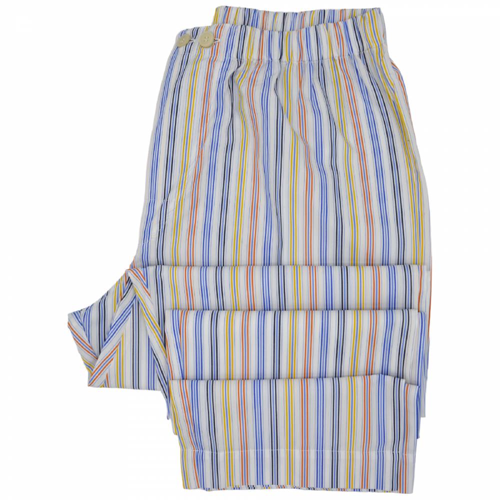 Roberto Ricetti PIGIAMA ESSENTIAL LUNGO - RIGHE MULTICOLORE Prezzo Ridotto