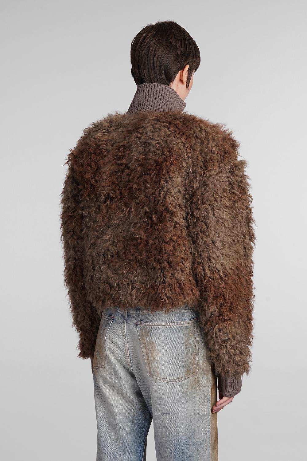 Deliberti Acne Studios Giacca casual in acrilico marrone cod. 406602 - Deliberti The Luxury Shopping Vendite stagionali