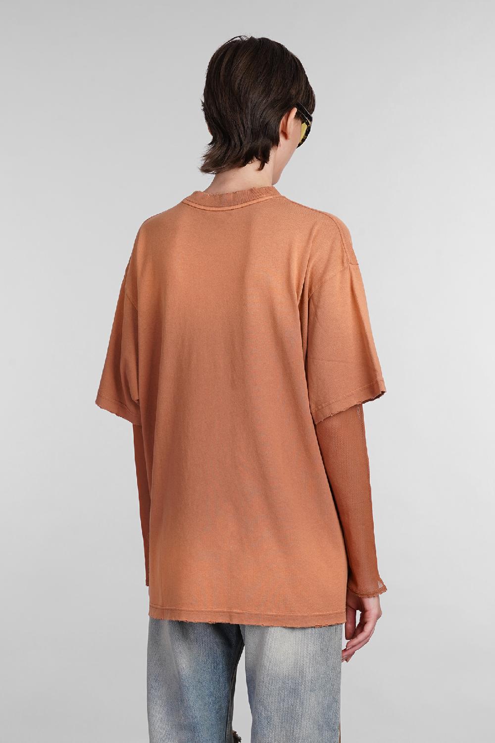 Deliberti Acne Studios T-shirt in cotone arancione cod. 402966 - Deliberti The Luxury Shopping Smaltimento dello stoccaggio