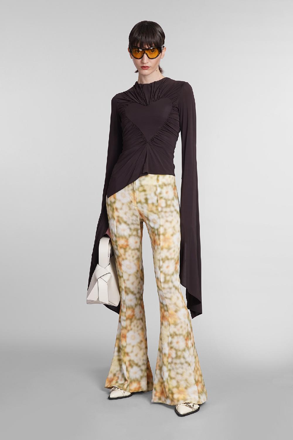 Deliberti Acne Studios Maglia in viscosa marrone cod. 395337 - Deliberti The Luxury Shopping Rilascio limitato