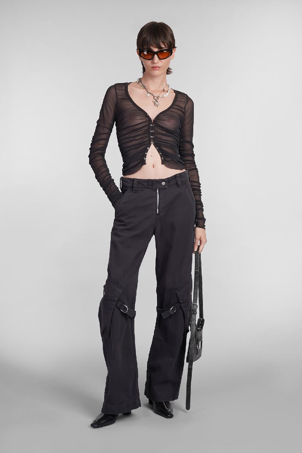 Deliberti Acne Studios Pantalone in cotone nero cod. 393900 - Deliberti The Luxury Shopping Acquista Ora