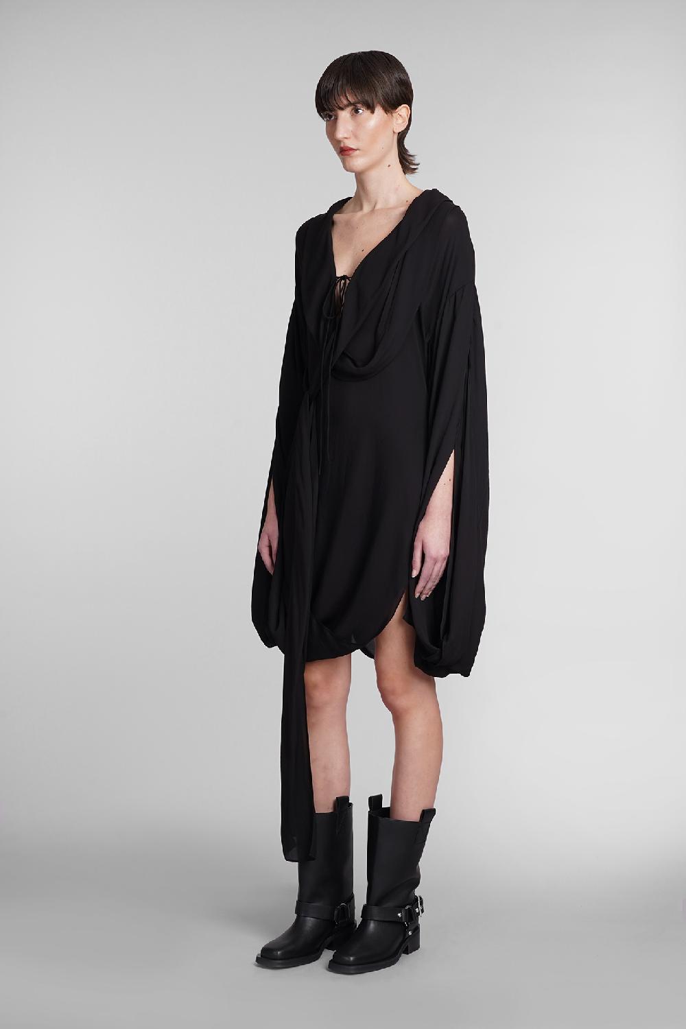 Deliberti Acne Studios Abito in viscosa nera cod. 395331 - Deliberti The Luxury Shopping Vendita Economica
