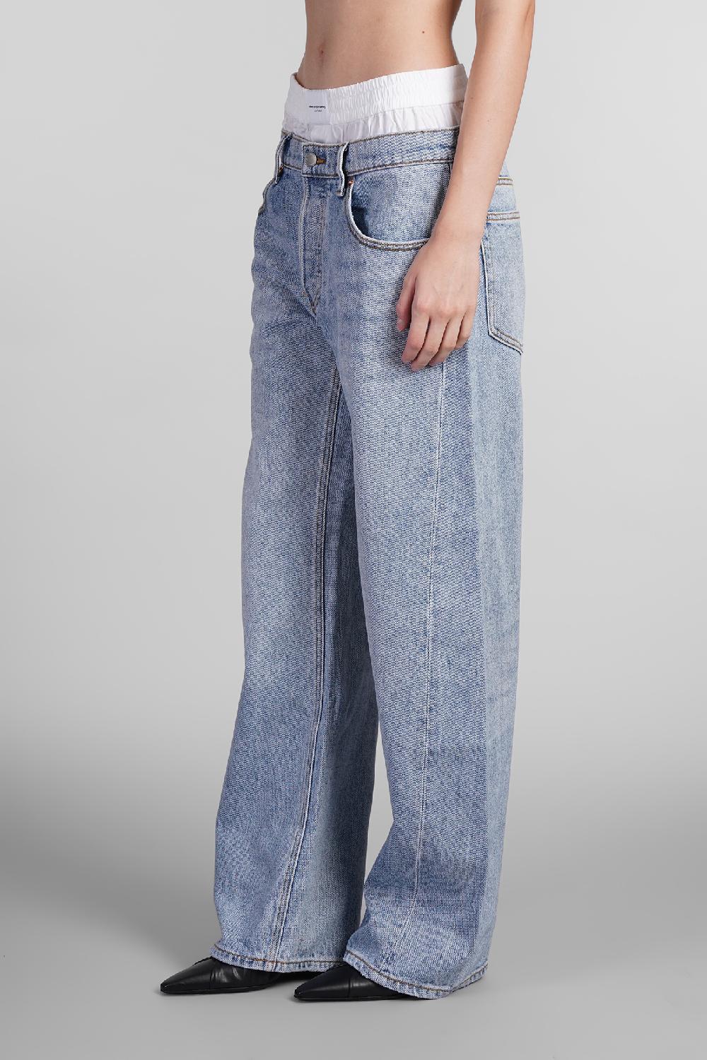 Deliberti Alexander Wang Jeans in cotone blu cod. 401872 - Deliberti The Luxury Shopping Vendite Flash