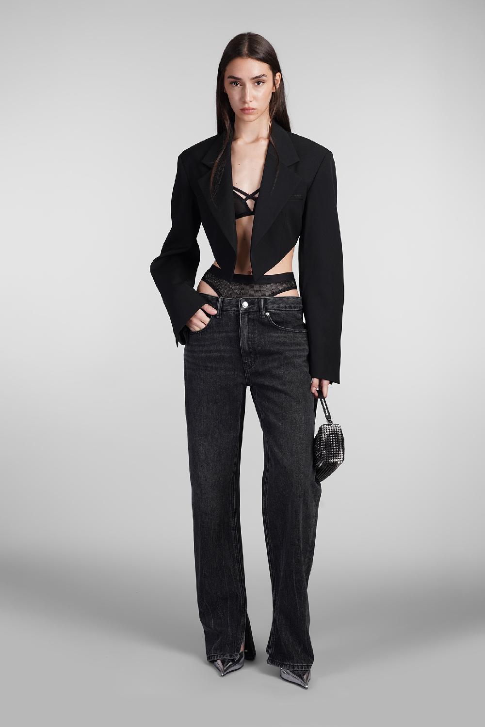 Deliberti Alexander Wang Jeans in cotone nero cod. 408656 - Deliberti The Luxury Shopping Moda