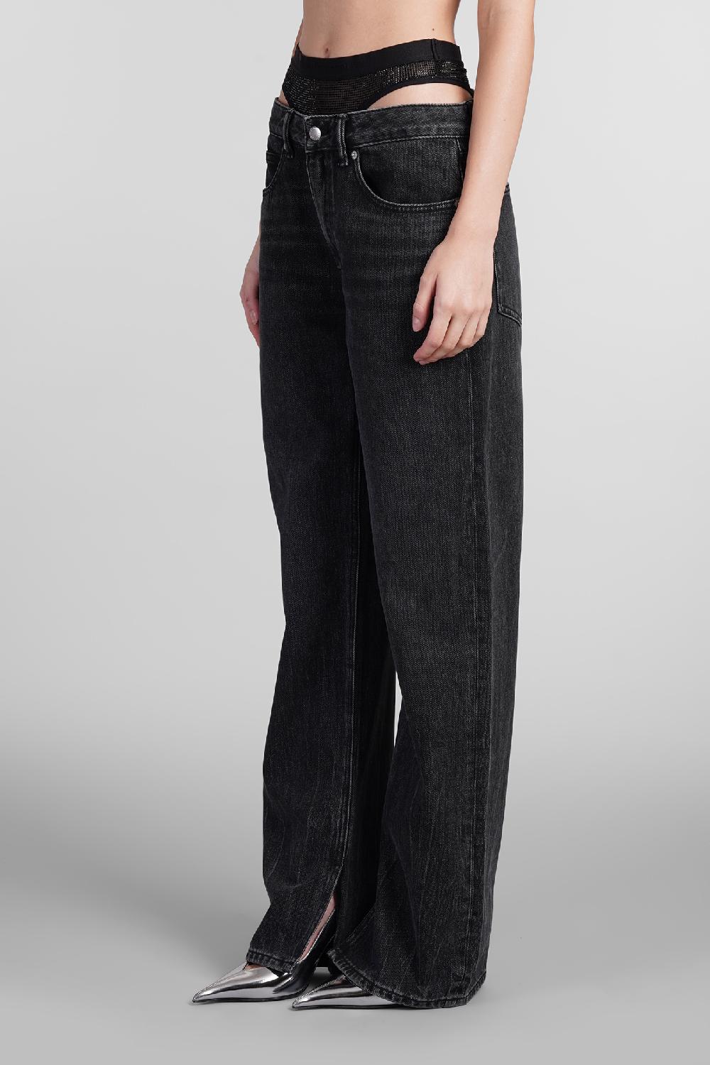 Deliberti Alexander Wang Jeans in cotone nero cod. 408656 - Deliberti The Luxury Shopping Moda