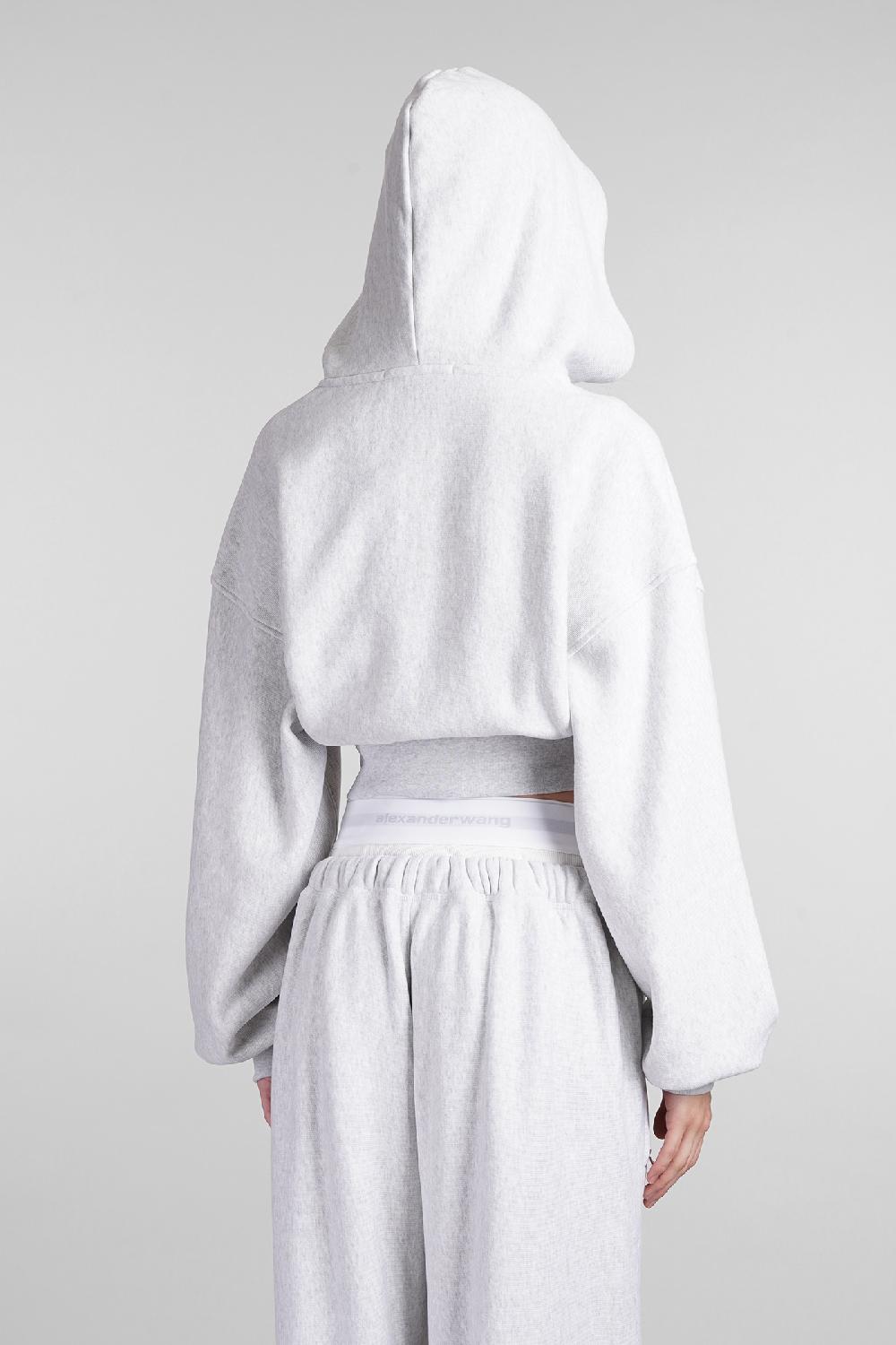 Deliberti Alexander Wang Felpa in cotone grigio cod. 408603 - Deliberti The Luxury Shopping Pezzi Unici
