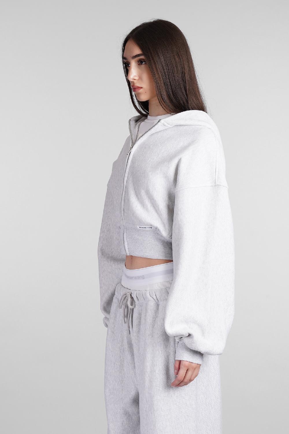 Deliberti Alexander Wang Felpa in cotone grigio cod. 408603 - Deliberti The Luxury Shopping Pezzi Unici