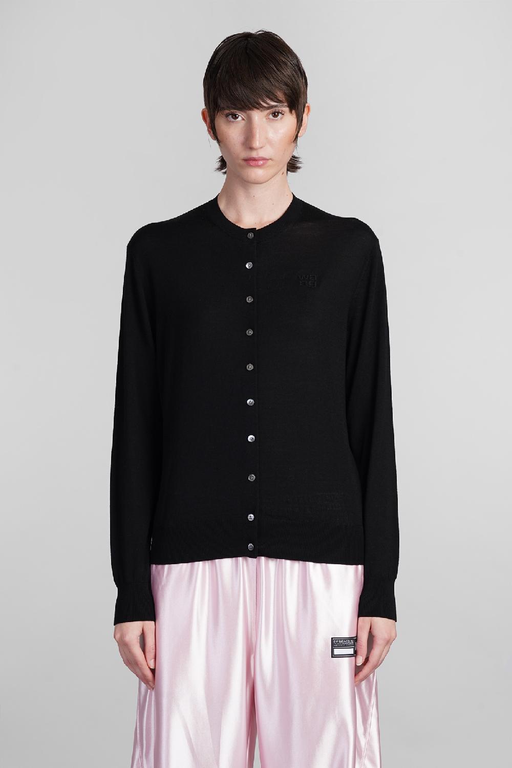 Deliberti Alexander Wang Cardigan in lana nera cod. 401761 - Deliberti The Luxury Shopping Shopping Online