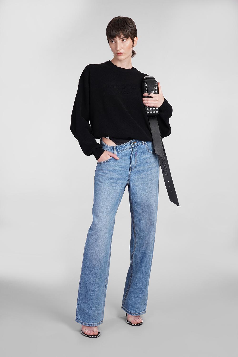 Deliberti Alexander Wang Maglia in poliestere nero cod. 401579 - Deliberti The Luxury Shopping Outlet