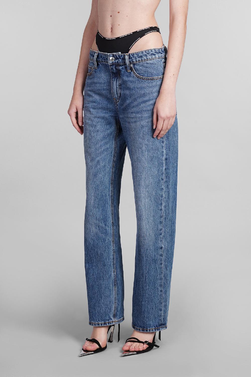 Deliberti Alexander Wang Jeans in cotone blu cod. 401871 - Deliberti The Luxury Shopping Saldi