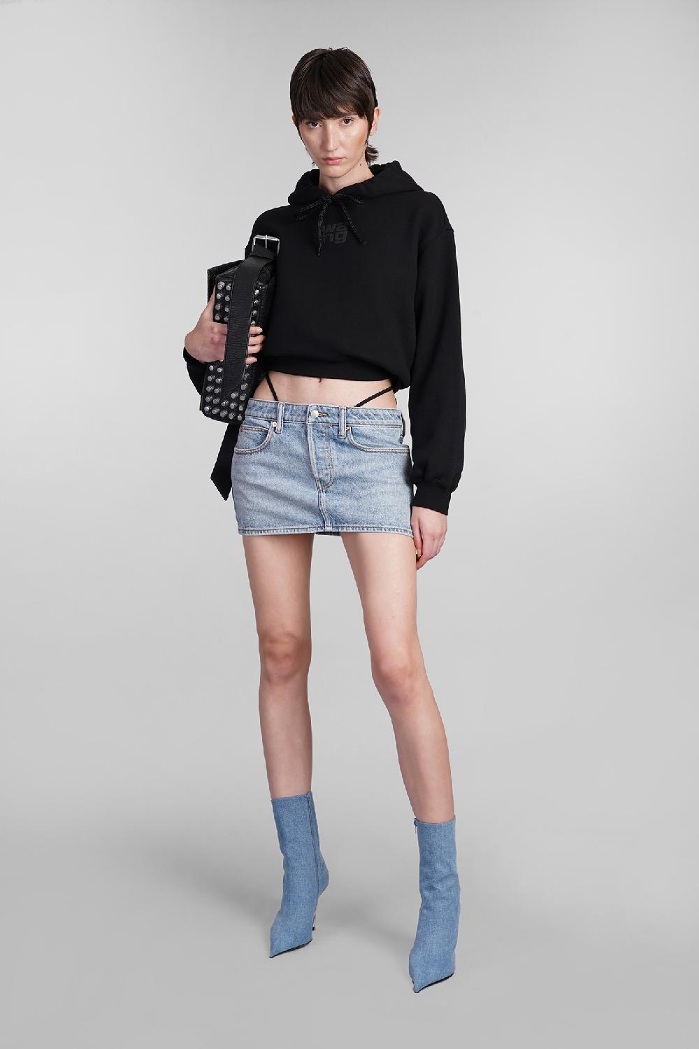 Deliberti Alexander Wang Gonna in cotone blu cod. 401874 - Deliberti The Luxury Shopping Vendite Flash