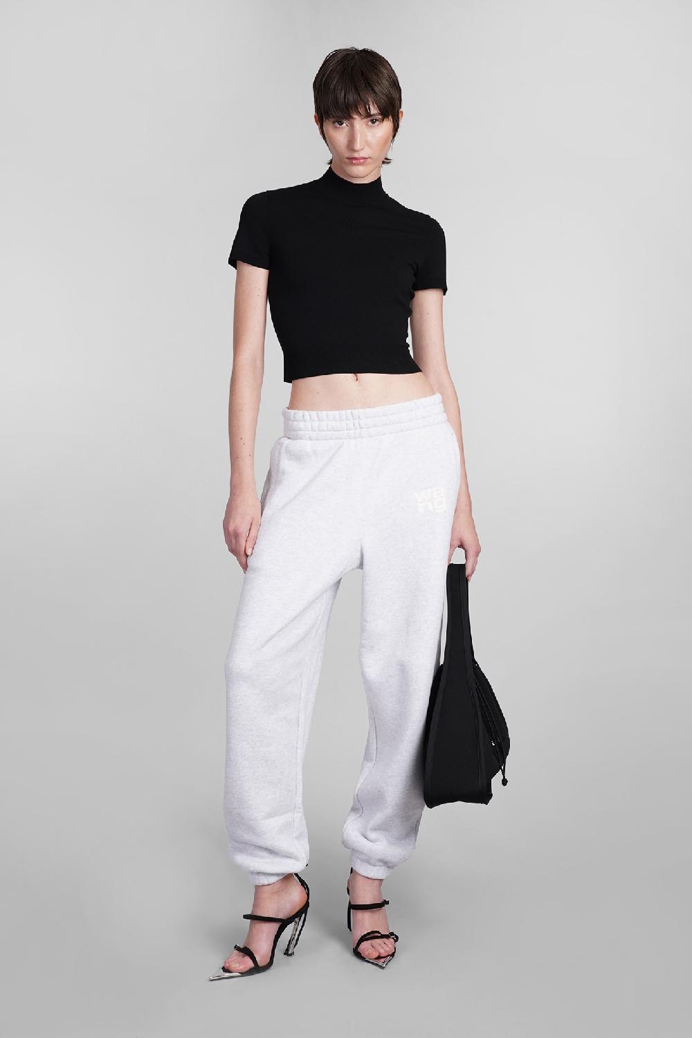 Deliberti Alexander Wang Pantalone in cotone grigio cod. 401757 - Deliberti The Luxury Shopping In Saldo