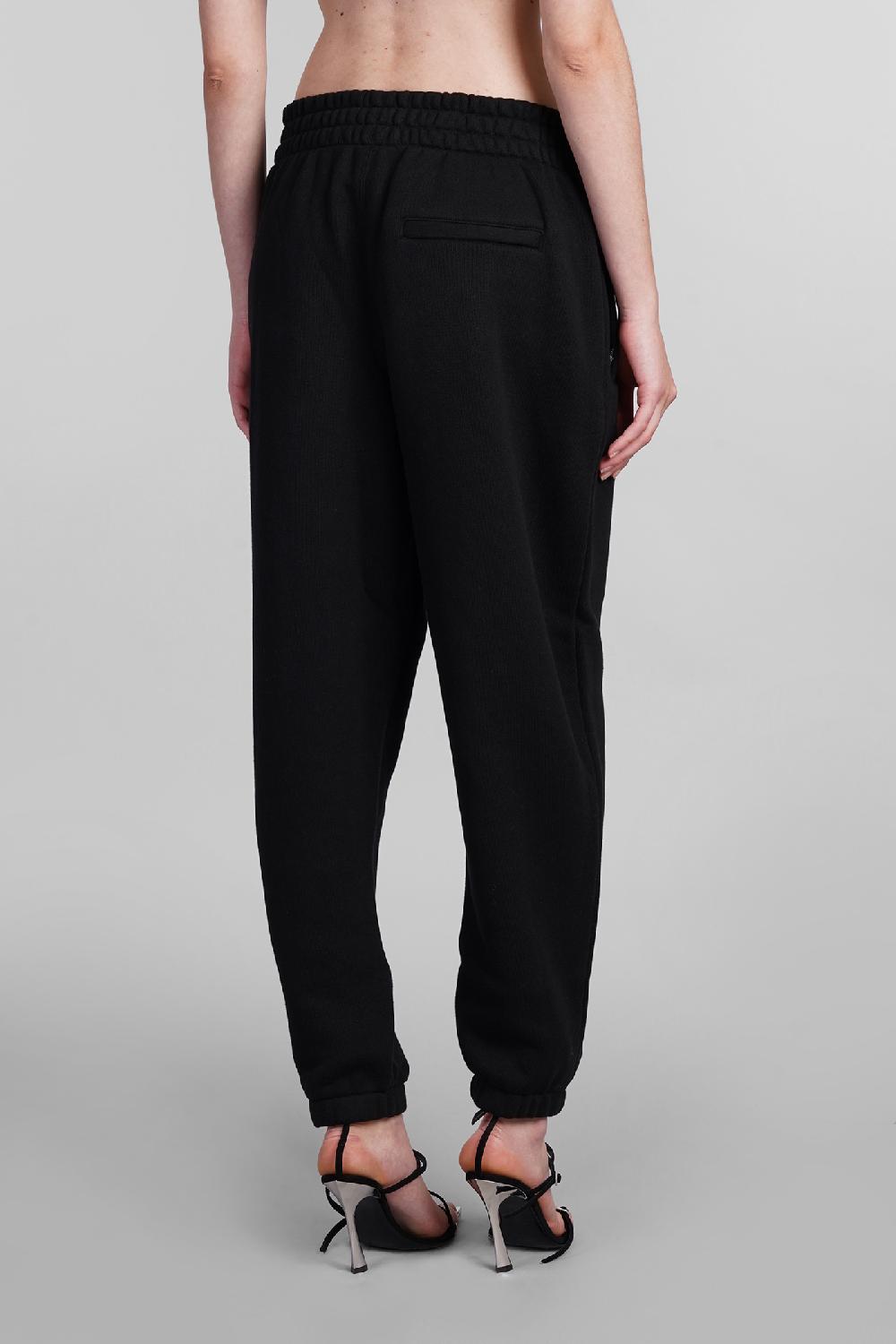 Deliberti Alexander Wang Pantalone in cotone nero cod. 401756 - Deliberti The Luxury Shopping Italia