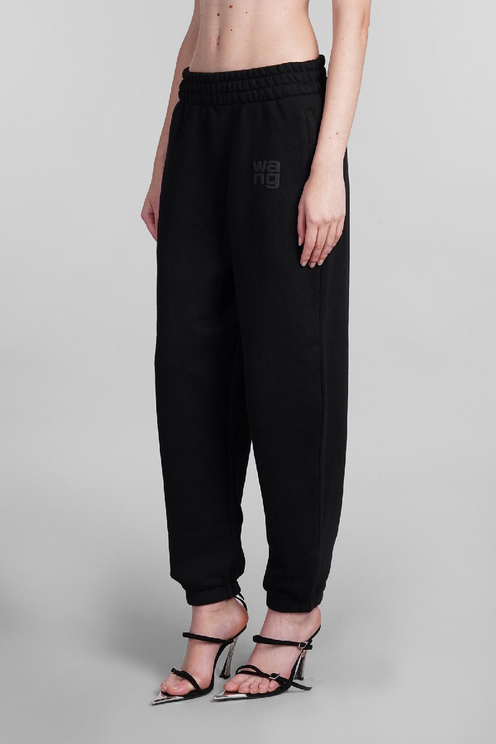Deliberti Alexander Wang Pantalone in cotone nero cod. 401756 - Deliberti The Luxury Shopping Italia