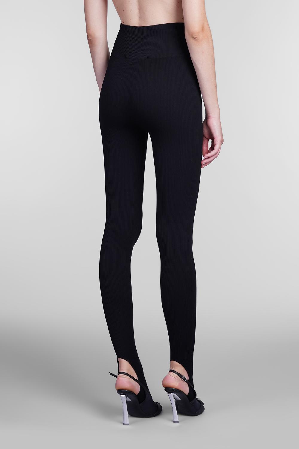 Deliberti Andreadamo Leggings in poliammide nera cod. 404406 - Deliberti The Luxury Shopping Pezzi Unici