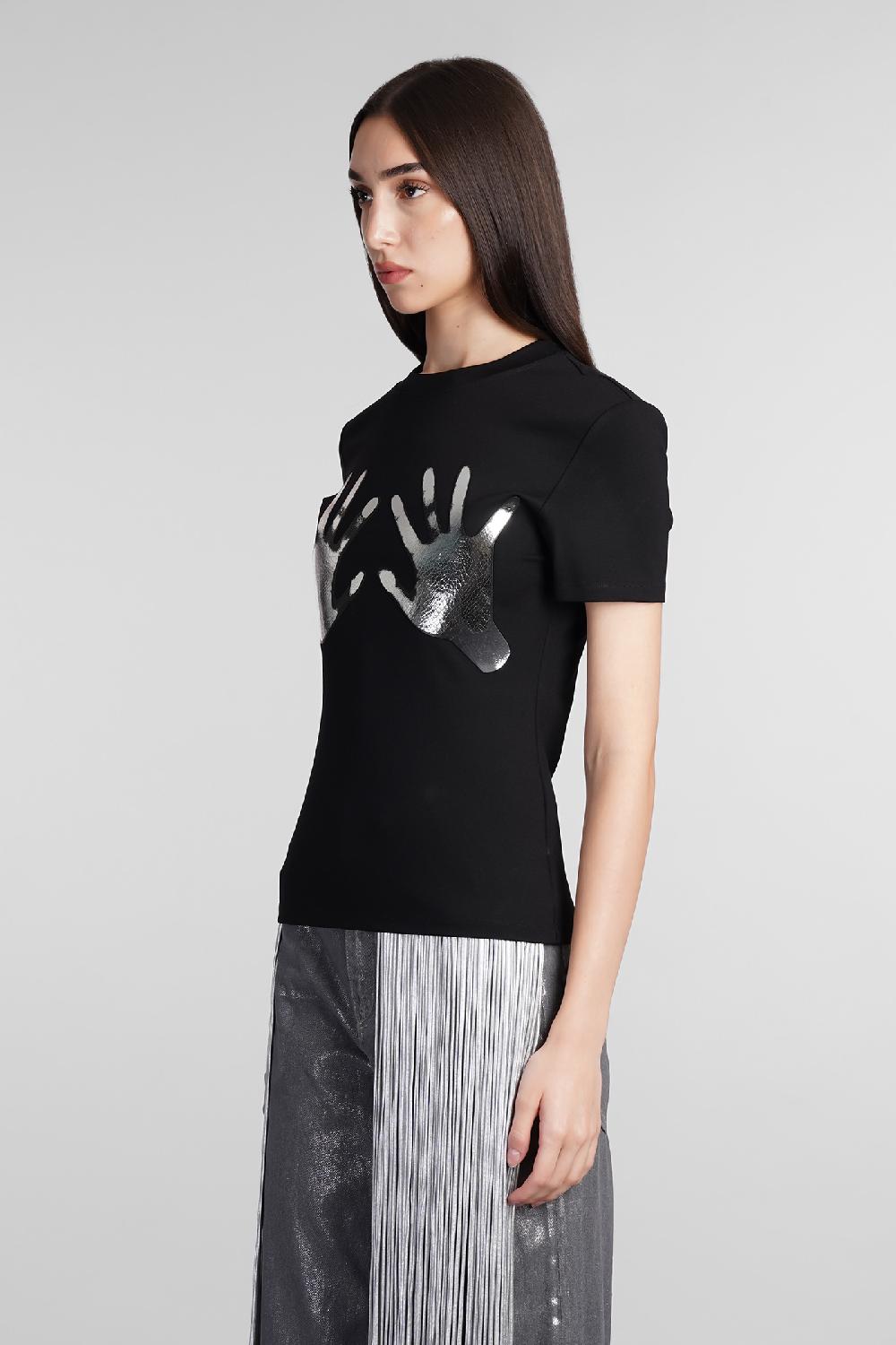 Deliberti Area T-shirt in viscosa nera cod. 409260 - Deliberti The Luxury Shopping Enormi risparmi