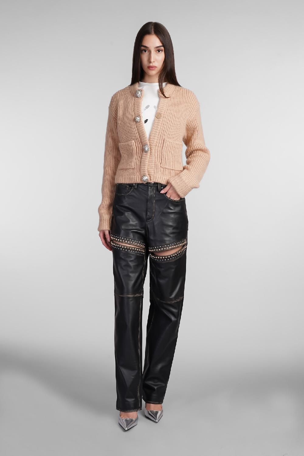 Deliberti Area Cardigan in acrilico beige cod. 409263 - Deliberti The Luxury Shopping Italia