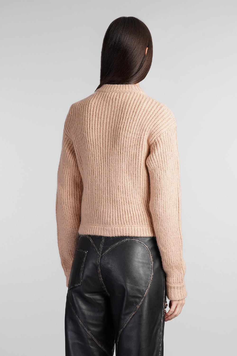 Deliberti Area Cardigan in acrilico beige cod. 409263 - Deliberti The Luxury Shopping Italia