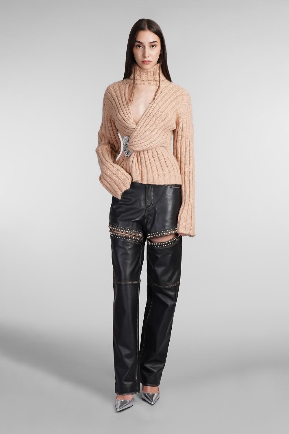 Deliberti Area Pantalone in pelle nera cod. 409264 - Deliberti The Luxury Shopping 2025