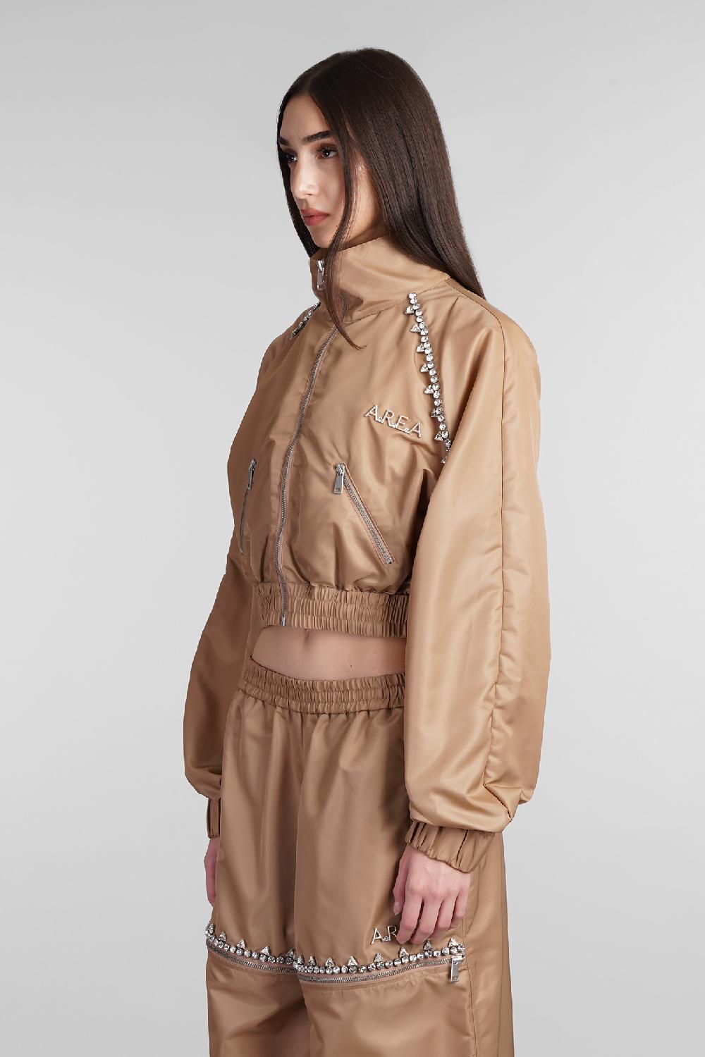 Deliberti Area Giacca casual in nylon beige cod. 409265 - Deliberti The Luxury Shopping In Linea