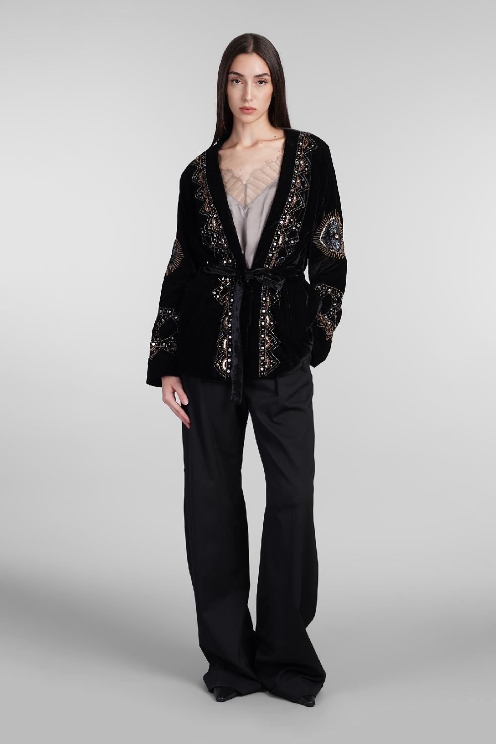 Deliberti Antik Batik Giacca casual illuminati in nylon nero cod. 406694 - Deliberti The Luxury Shopping Promozione