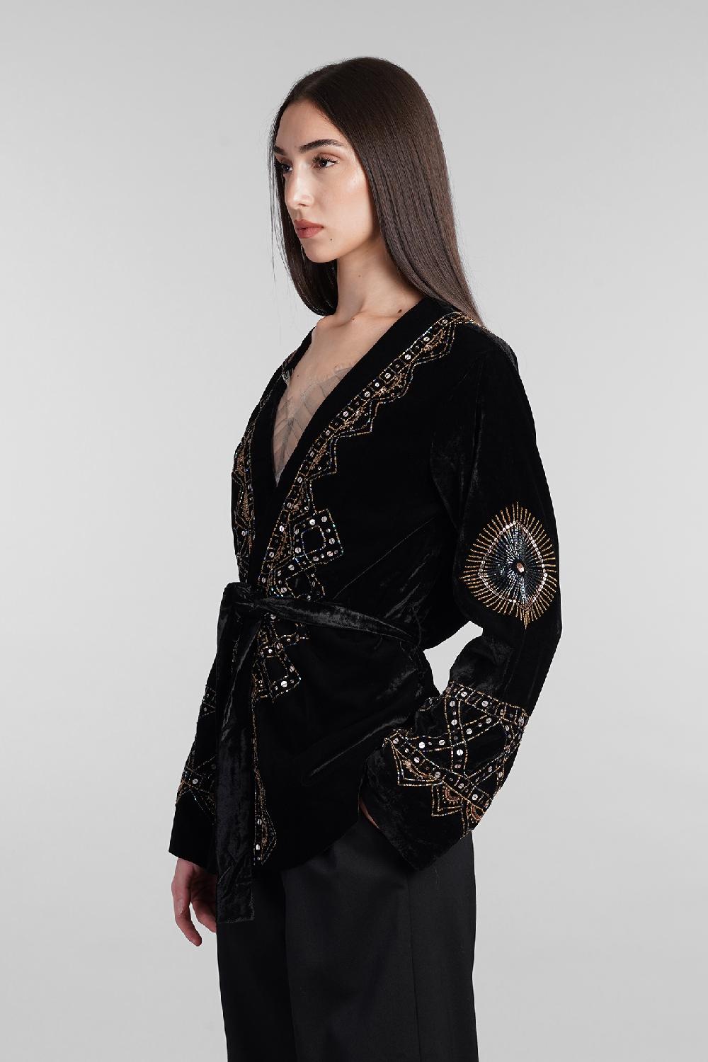 Deliberti Antik Batik Giacca casual illuminati in nylon nero cod. 406694 - Deliberti The Luxury Shopping Promozione