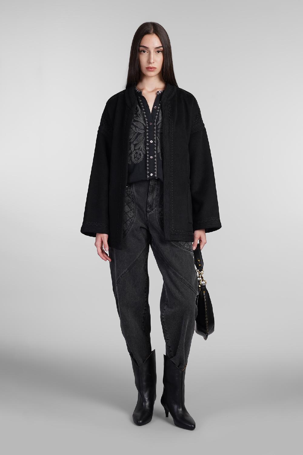 Deliberti Antik Batik Camicia eglantine in cotone nero cod. 406693 - Deliberti The Luxury Shopping Qualità Garantita