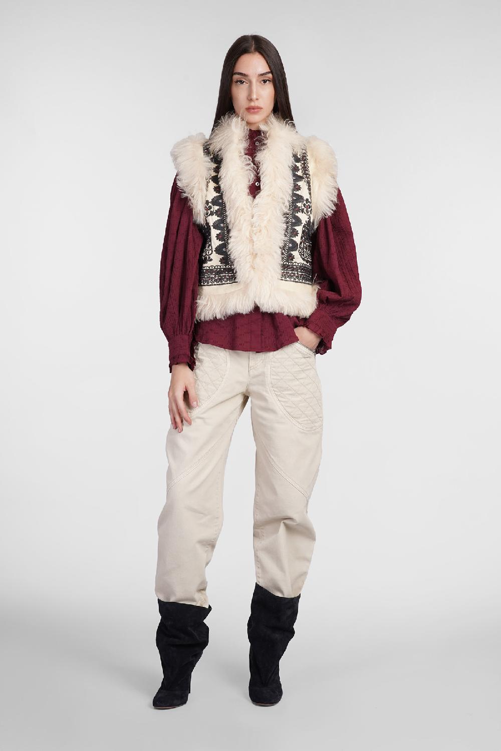 Deliberti Antik Batik Camicia yvette in cotone bordeaux cod. 406698 - Deliberti The Luxury Shopping Negozi Online