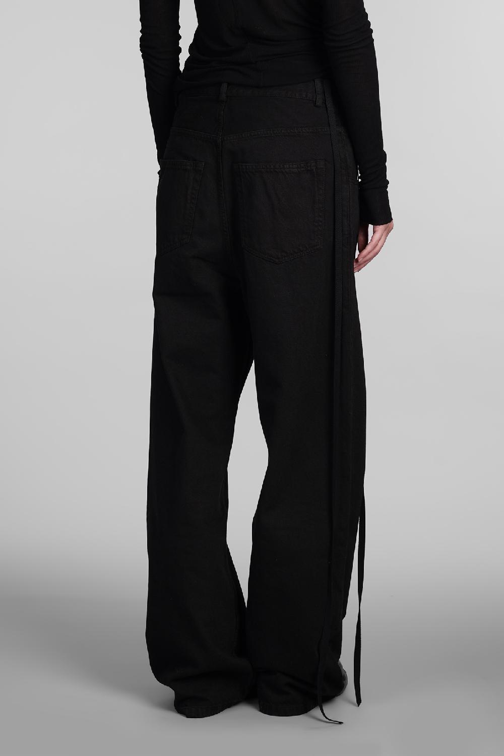 Deliberti Ann Demeulemeester Jeans polly in cotone nero cod. 406851 - Deliberti The Luxury Shopping Promozione Limitata