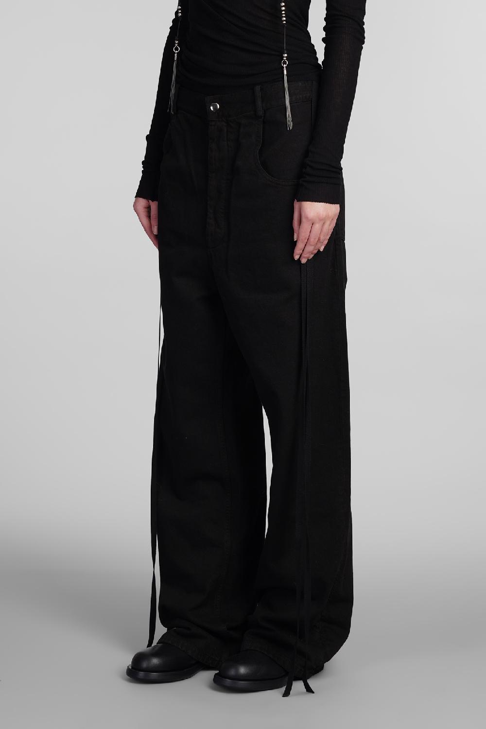 Deliberti Ann Demeulemeester Jeans polly in cotone nero cod. 406851 - Deliberti The Luxury Shopping Promozione Limitata
