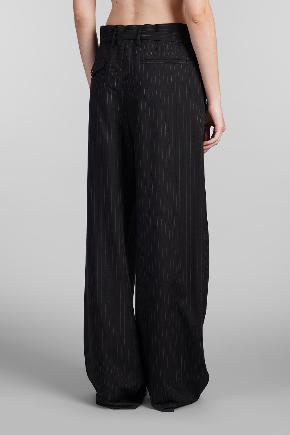 Deliberti Ann Demeulemeester Pantalone linna in lana nera cod. 409434 - Deliberti The Luxury Shopping Convenienza