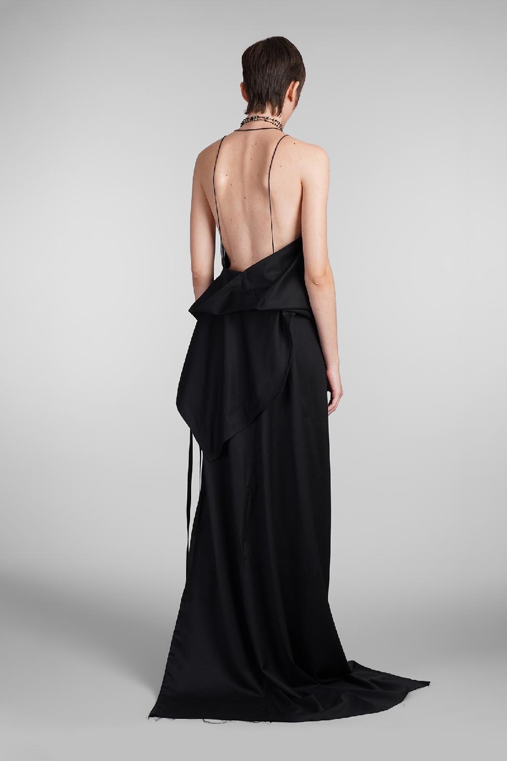Deliberti Ann Demeulemeester Abito lief in lana nera cod. 409435 - Deliberti The Luxury Shopping Novità