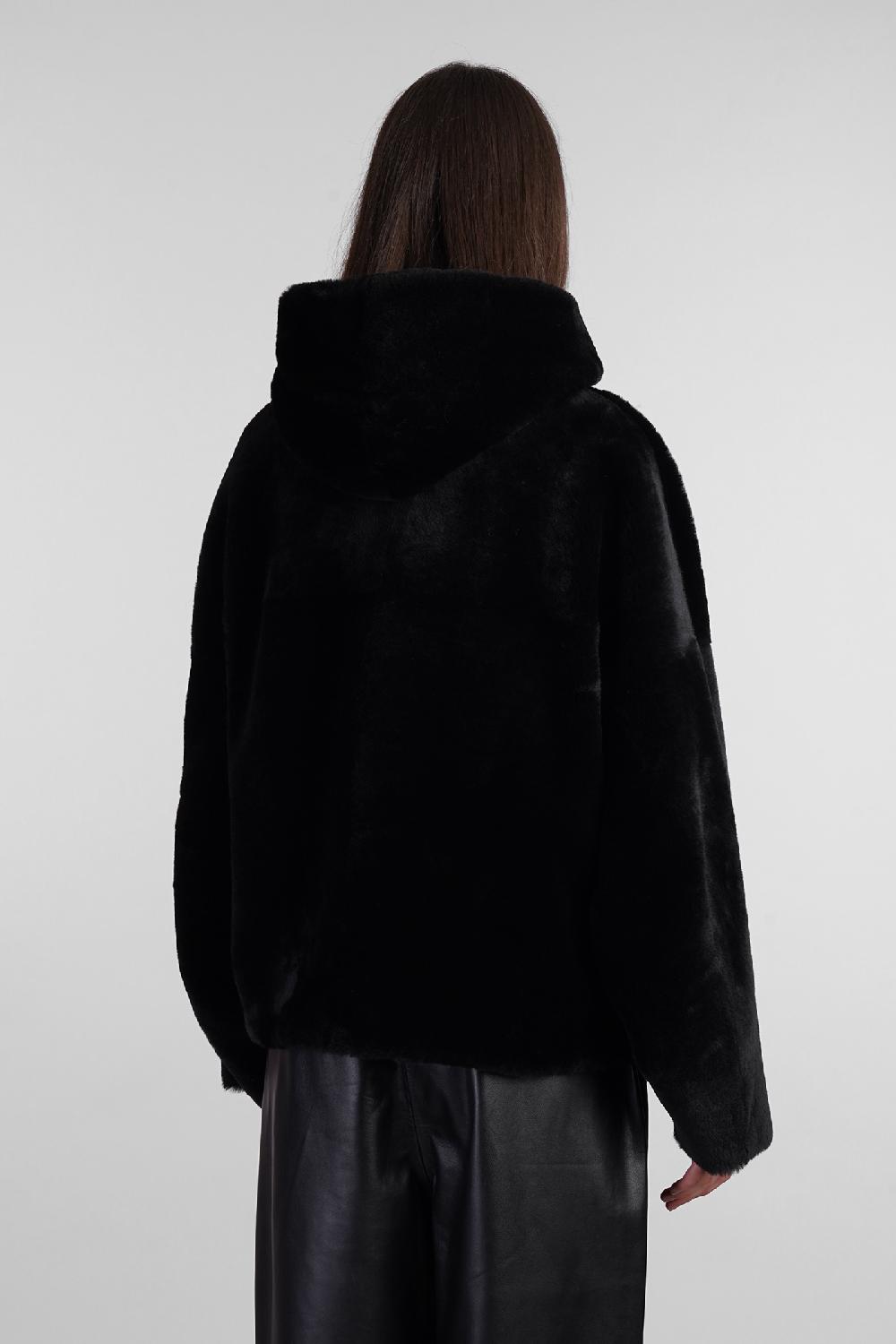 Deliberti Blancha Pelliccia in pelle nera cod. 407904 - Deliberti The Luxury Shopping Economico