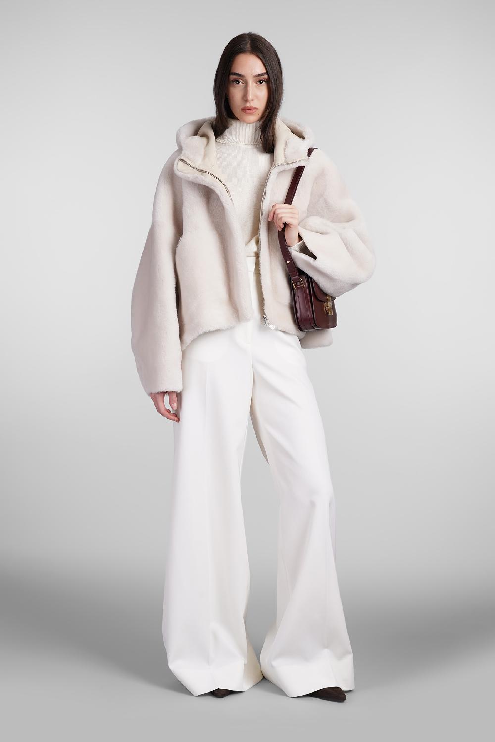 Deliberti Blancha Pelliccia in pelle bianca cod. 407905 - Deliberti The Luxury Shopping Vendita