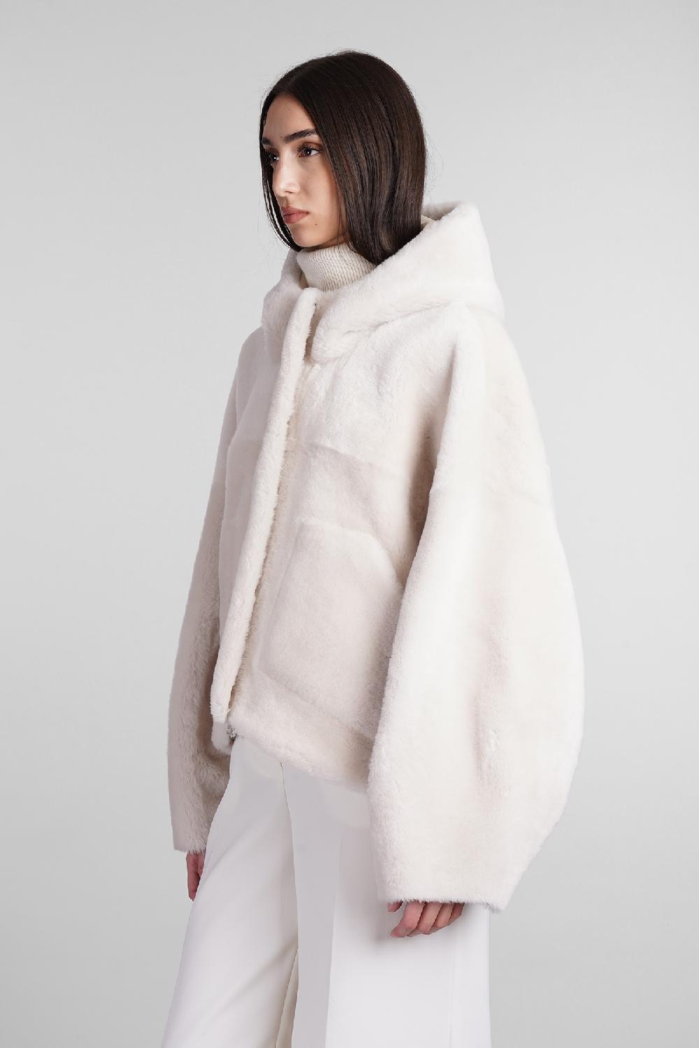 Deliberti Blancha Pelliccia in pelle bianca cod. 407905 - Deliberti The Luxury Shopping Vendita