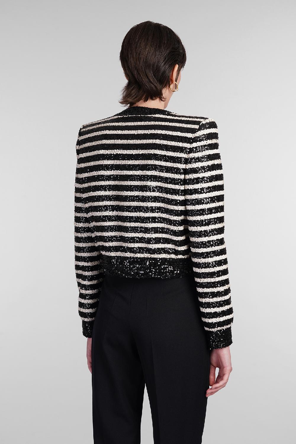 Deliberti Balmain Cardigan in poliestere nero cod. 403033 - Deliberti The Luxury Shopping Vendita Economica