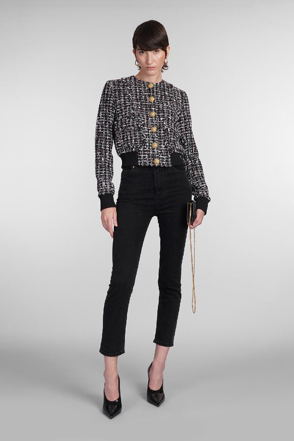 Deliberti Balmain Jeans in cotone nero cod. 403036 - Deliberti The Luxury Shopping Vendite Flash