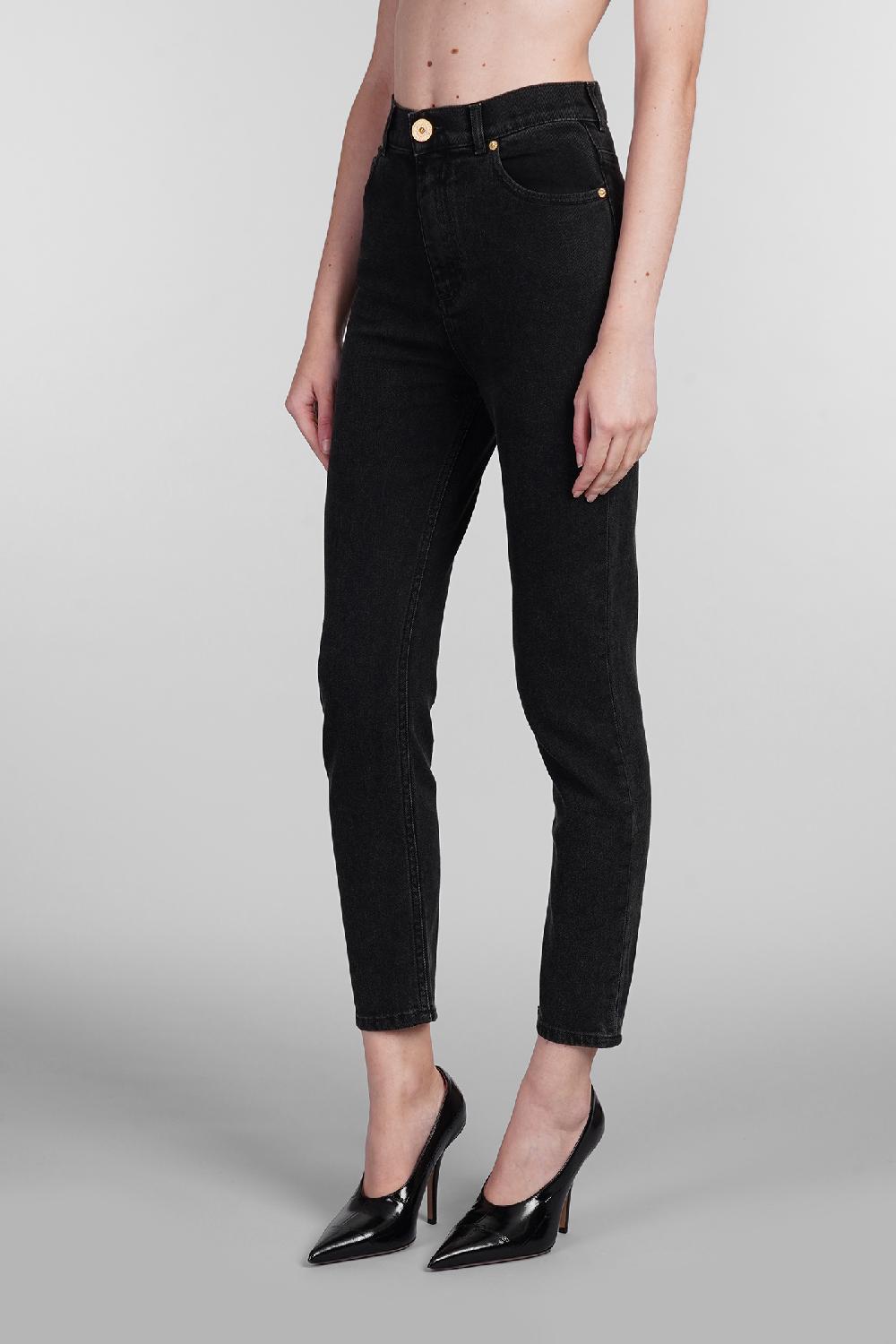 Deliberti Balmain Jeans in cotone nero cod. 403036 - Deliberti The Luxury Shopping Vendite Flash