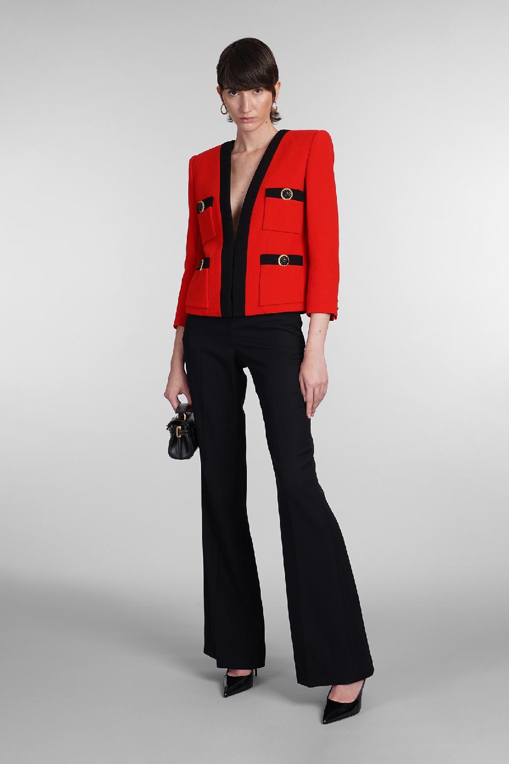 Deliberti Balmain Pantalone in lana nera cod. 403037 - Deliberti The Luxury Shopping Negozio
