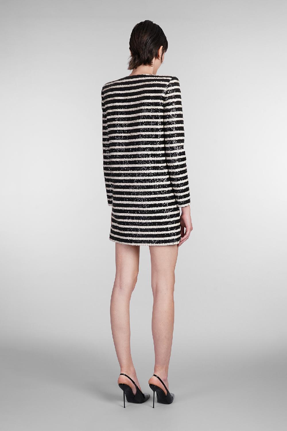 Deliberti Balmain Abito in poliestere nero cod. 403040 - Deliberti The Luxury Shopping Moda